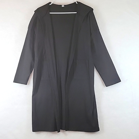 Weierya Hooded Open Front Sweater Size L - Picture 1 of 8